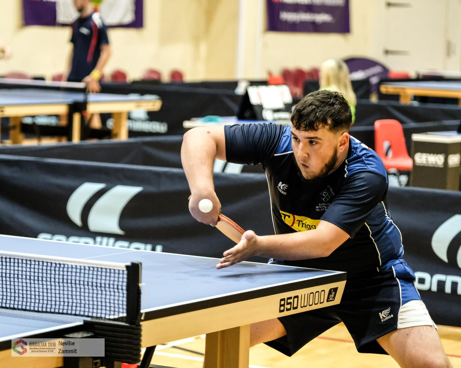 George Downing auf einem internationalen Turnier 2019