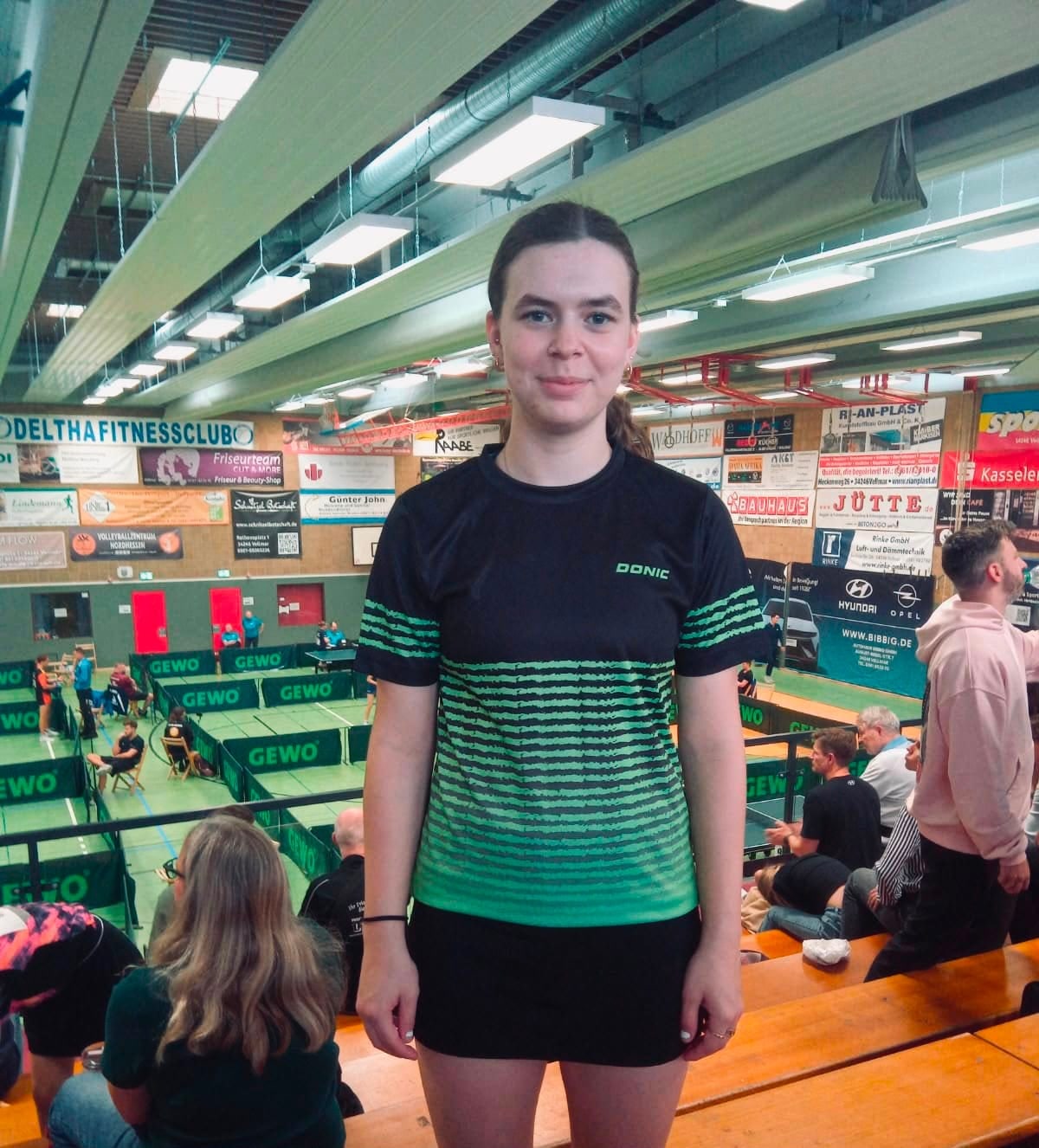Kira Brahm im Vereinstrikot bei der Hessischen Rangliste 2026